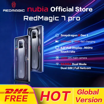  DHL Global GRATUIT Versiunea Nubia RedMagic 7 Pro 5G GamingPhone Telefon 6.8