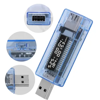  Digital Ampermetru Voltmetru USB Tester Tensiune Curent de Testare a Capacității Indicator Volt Încărcător de Putere Mobil Detecta PC-ul Analizor de Telefon