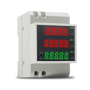  DIN-Rail AC monitor Wattmeter CONDUS Activ Factorul de Putere Electrică Contor de Energie Voltmetru Ampermetru AC 80-300V 250-450V 0-100.0 O