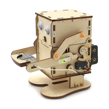  DIY Robot Manca CoinModel Asamblat Kit Mini Predare-Învățare STEM Proiect științele Educației Ajutor de Cadou pentru Școală Laboratorul de Familie Jucărie