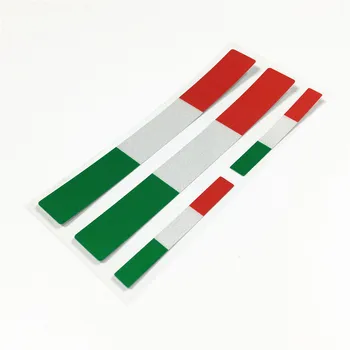  Drapelul național Italia Autocolante Auto Casca Motocicleta Vinil Decal Barele de protecție pentru Vespa Piaggio CITY FLY 125