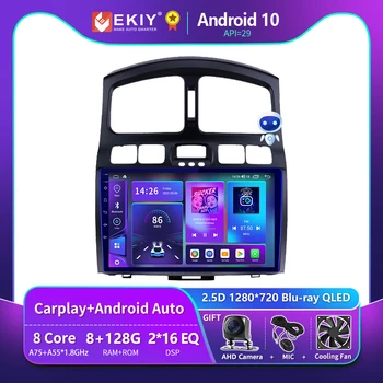  EKIY T900 Pentru Hyundai Santa Fe SM 2000 - 2012 Pentru JAC S1 (Rein) 1 2007 - 2013 Radio Auto Multimedia Player Video Navi GPS 2 Din