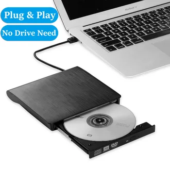  Extern USB 3.0 de Mare Viteză DL DVD-RW Arzător CD-Writer Slim Portable Drive Optic pentru Asus, Samsung, Acer, Dell Laptop PC HP