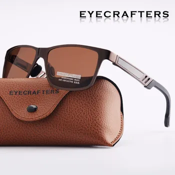  Eyecrafters Maro Designer de Bărbați Aluminiu Polarizat ochelari de Soare Barbati de Conducere Oglindă Ochelari de Soare Retro de Epocă Pătrat Ochelari