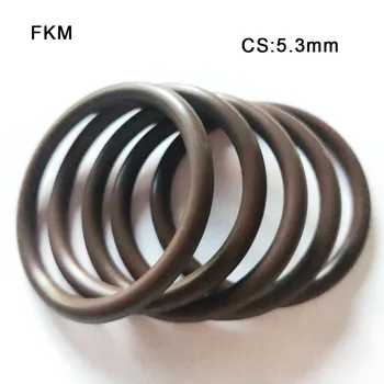  FKM Inel Garnituri CS 5.3 mm Fluor-Cauciuc O-Ring Șaibă de Rezistenta La Ulei de Imbatranire Abraziune, Ozon Combustibil Chimice de Etanșare Dimensiune: ID-ul*CS