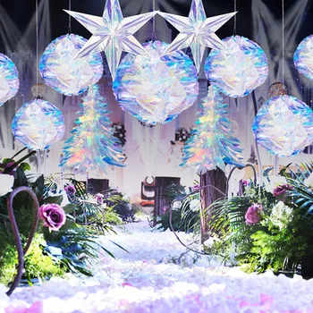  Frozen Petrecere Neon Film 3D Fulgi de zăpadă, Ornamente, Decoratiuni de Craciun pentru Casa Fals Zăpadă de Crăciun Ornamente de Iarna Consumabile Partid
