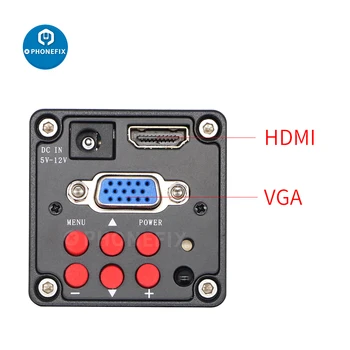  Full HD 14MP 1080P HDMI VGA Industriale Video Microscop, Camera de Industrie C a MONTA Camera Pentru Telefonul PCB IC Observa Lipit de Reparare