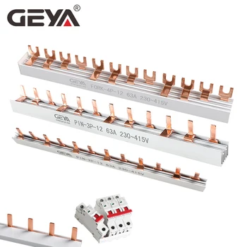  GEYA Cupru Bare pentru Circuit breaker PIN TIP FURCA TIP MCB Conector Conexiune Bare