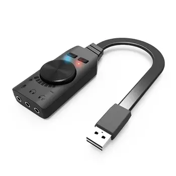  GS3 Virtual pe 7.1 Canale de Sunet Card Convertor Adaptor Extern USB Audio de 3,5 mm Căști Stereo pentru PC Desktop Notebook