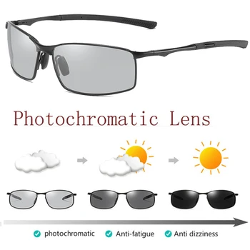  HD Polarizate Fotocromatică ochelari de Soare Barbati Tranziție Lentile de Conducere Pescuit Ochelari Șofer de sex Masculin Safty Ochelari Oculos gafas de sol