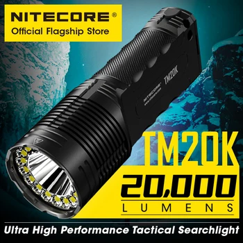 INCARCATOR TM20K 20000 Lumeni Lanterna Tactice Puternic USB Reîncărcabilă Super-Luminos QC Fast Charge LED-uri Lanterna ,Baterie