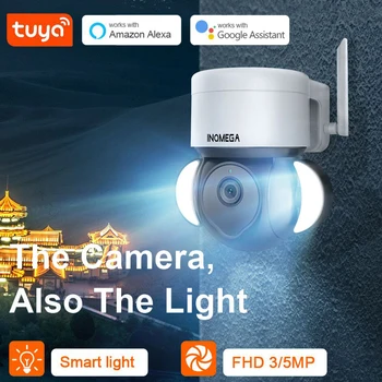 INQMEGA 5MP HD TUYA Camera WIFI Dual Intelligent Cald Lampă cu Lumină de Zi și de Noapte Full-color, audio bidirecțional Umanoid de Detectare CCYV