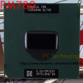  Intel PM780 notebook CPU Pentium M 780 2M Cache,2.26 GHz,533MHz PM 780 CPU PPGA478 sprijin Procesor chipset 915 transport gratuit