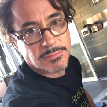  Iron Man, Robert Downey. Jr Ochelari pentru Barbati Handmade Acetat Neregulate Rotund Ochelari Cadru Mens Mic Tocilar Dioptrii Ochelari