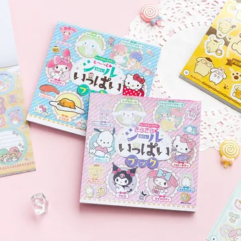  Japoneză Fată Drăguță Inima Sanrio Cinnamoroll Hello Kitty Kuromi Mână Contul Material Diy Spumante Carte Autocolant