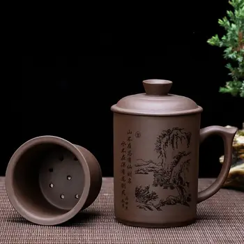  JIA-GUI LUO 430 ML Cu ceai Infuser Ceai, Cani de Lut Violet Pu ' er cani ceramice birou cani cadou de călătorie I010