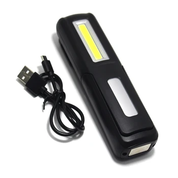  Lanterna LED-uri Portabile COB Magnetic Lumina de Lucru USB Reîncărcabilă Lanterna de Putere de afișare Agățat Torch Lampă De Muncă