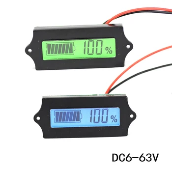  LCD Litiu fosfat de fier Baterie LiFePO4 Plumb Acid Baterie de Litiu de Capacitate Indicator Voltmetru Digital Tester 12V dropship
