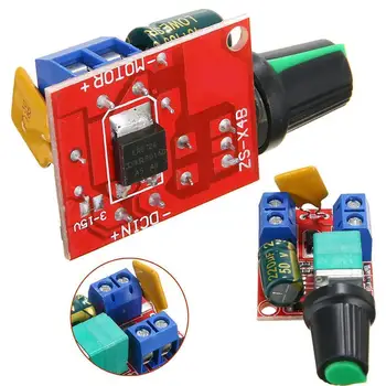  LED Fan Dimmer Controler de Viteză Reglabil Comutator Mini cu Motor DC PWM Controller Viteză de 5V6 12 24 35V Comutatorul de Viteză