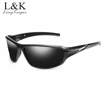 LongKeeper 2019 Brand Polarizate de Conducere de Noapte Viziune Ochelari Bărbați Femei Pătrat ochelari de Soare UV400 Ochelari de Sport in aer liber Eyewears