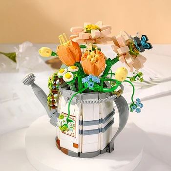  LOZ Udare Poate Veșnică Floare Bloc Micro Plante Cărămizi Model 3D DIY Asamblat Jucarii Home Decor Pentru Copii Cadouri