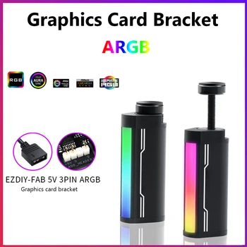  Magnetic puternic RGB placa Grafica GPU Bretele Suport de Sprijin 5V 3PIN ARGB Telescopic placa Video Suport Jack Desktop PC Șasiu