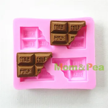  Mama&Mazare 0640 Transport Gratuit Rupt Ciocolata în Formă de Mucegai Silicon Decorare Tort Fondant Tort 3D Mucegai