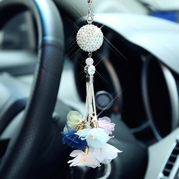  Masina pandantiv creatoare de moda de cristal încrustat oglinda retrovizoare bărbați și femei decorare auto cadouri masina decoratiuni ornamente