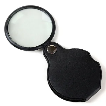  Mini Portabil 5X Lupă pliabilă Lupe Instrument Lupa de Mână Lupă de Sticlă Optică pentru persoanele în Vârstă de Bijuterii Lectură Detectare