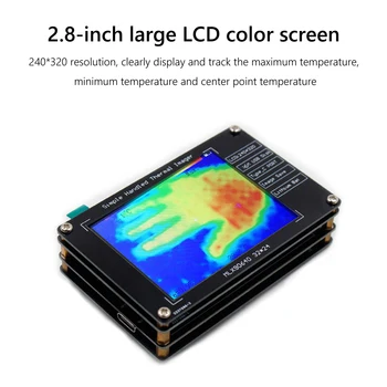  MLX90640 Infraroșu, Senzori de Temperatură Ușor De 2.8 Inch Termografie în Infraroșu aparat de Fotografiat USB de Încărcare pentru Componente Industriale