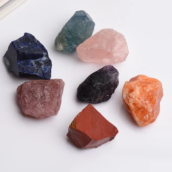  Naturale Cristal de Cuarț Grosier Mostre de Minerale, de Cristal , de Formă neregulată, Dură Rocă, Piatră de Vindecare Reiki Decor Acasă