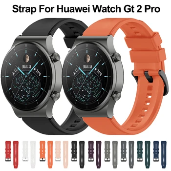  Noi 22mm Ceas Inteligent Trupa Pentru Huawei Watch Gt 2 Pro Sport Watchband Pentru Huawei Gt2 Pro Bratara de Înlocuire Silicon Brățară