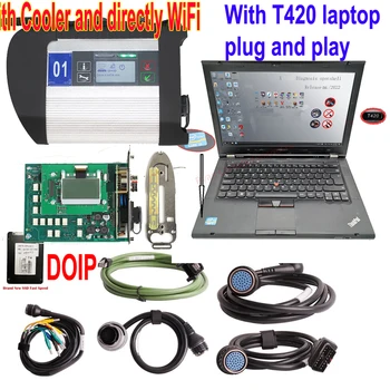  Noi DOIP MB Star C4 Sd Connect C4 Cu laptop T420 Multiplexor WiFi Conecta Direct Pentru Camioane Auto 12V 24V Auto-Diagnostic Tool