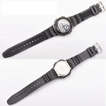 Noi Neagră Cauciuc Siliconic rezistent la apa Curea pentru Casio SGW-400H SGW-500H watchbands ceasuri Inteligente accesorii Curea Brățară