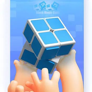  Noi Qiyi OC Cub 2x2x2 Magnetice de Interacțiune Părinte-copil Cub Magic 2x2 Anti-Stres, Viteza de Puzzle Magico Cub de Jucărie pentru Copii Cadouri