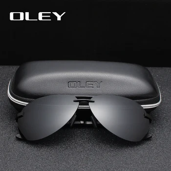  OLEY Brand Polarizat ochelari de Soare Barbati Classic pilot de ochelari de soare de Conducere anti-orbire UV400 ochelari Pentru Barbati femei YA541