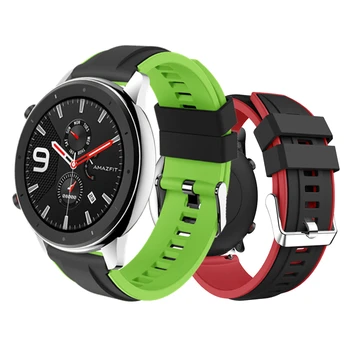  Pentru Huami Amazfit GTR 47MM Silicon Trupa Ceas Barbati Sport Femei Inteligente Curea de Ceas Pentru Xiaomi Amazfit Stratos 2 2S Ritmul Watchband