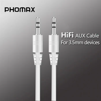  PHOMAX 3.5 mm Jack Microfon Cască Audio Splitter Cablu tata-tata 1m/2m Aux Cabluri de Prelungire Pentru MP3 Telefon Computer Vorbi
