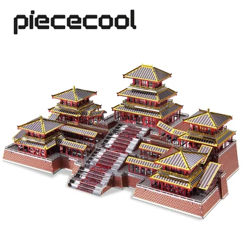  Piececool 3D Metal Puzzle Epang Clădire Palat Kituri DIY Jucarii Cadouri pentru Teen Model Kituri