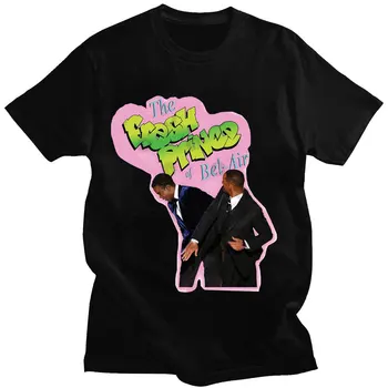  Prințul din Bel Air Va Smith Palmă Chris Rock Meme Amuzant T Camasa pentru Barbati Femei din Bumbac cu Maneci Scurte Grafic T-shirt de Sus
