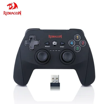  Redragon Harrow G808 Wireless Controller PC Controler de Joc Dublu Vibration Joystick-ul Pentru Windows PC, PS3 Playstation Andro