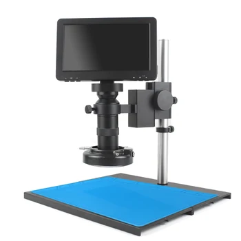  Reparații profesionale HD Video Microscop cu 1080P LCD de 7 inch 130X Obiectiv Microscop Electronic Microscop, Camera foto cu Suport Metalic
