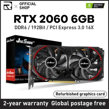  RTX 2060 6G placa Grafica NVIDIA GDDR6 192bit, PCI Express 3.0 x 16 GPU rtx2060 6GB placa Video de Gaming