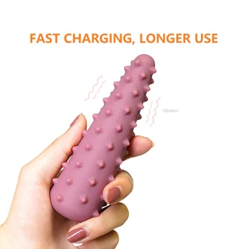  Silicon 10 Modul Ghimpată Vibrator Vibrator Anal, Dop de Fund cu Piroane Vagin G-spot Pizde Masaj Clitoridian Femeie Sex Toy