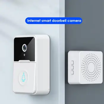  Smart Wireless Video de la Distanță Wifi Reîncărcabilă de Securitate Ușă Ușă cu Două sensuri Audio Voice Vizuale Soneria Inteligent