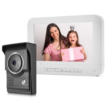  SmartYIBA Video Interfon Monitor 7Inch Cablu Video interfon Sonerie Vizuale Intrare Video Interfon Camera Kit Pentru Securitate Acasă
