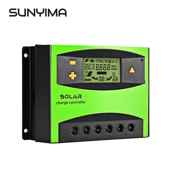  SUNYIMA 60A 12V/24V Display LCD Controler de Încărcare Solară 20A 30A 40A 50A Auto Regulatoare pentru Panouri Solare operator de control al luminii