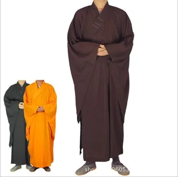  Transport Gratuit Shaolin Călugăr Budist Halate Costume Chineză Kung Fu Rochie Uniforme Unisex Budist Îmbrăcăminte