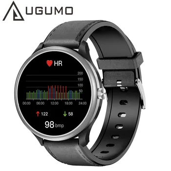  UGUMO Temperatura Corpului Monitor BT Apel de Răspuns Ceas Inteligent ECG PPG Smartwatch Pentru Barbati Femei sânge manometru ceas