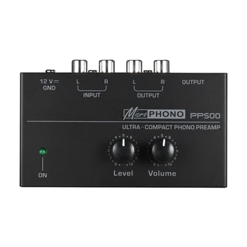  Ultra-Compact Phono Preamp PP500 Cu Bass Treble Echilibru Reglare Volum Pre-Amp placă Turnantă Preamplificador Plug SUA